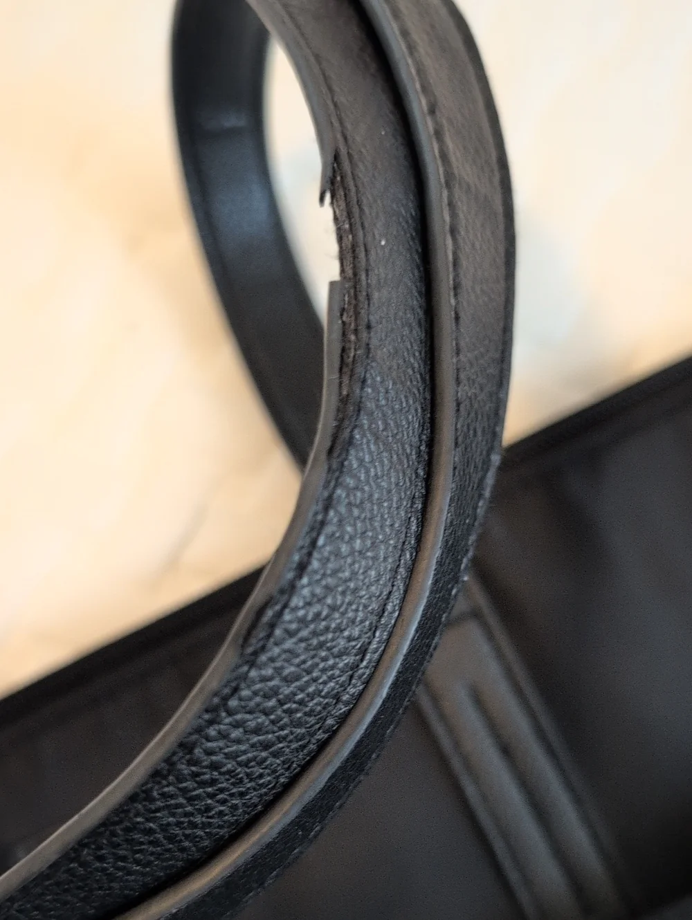BOTKIER Tote Bag Black Zip Closure Fringe